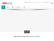 Tablet Screenshot of miamideptos.com.ar